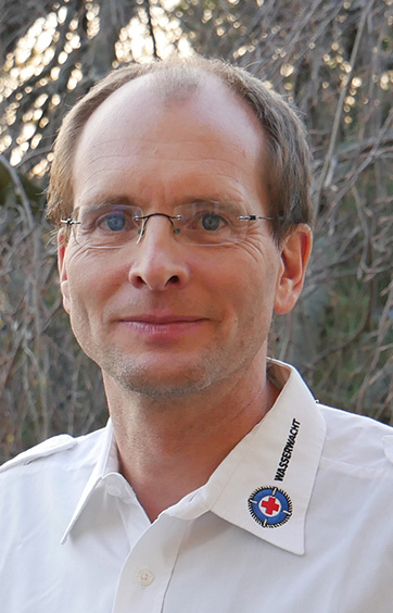 Dr. Hansgeorg Siebert, Landesleiter der DRK-Wasserwacht Thüringen